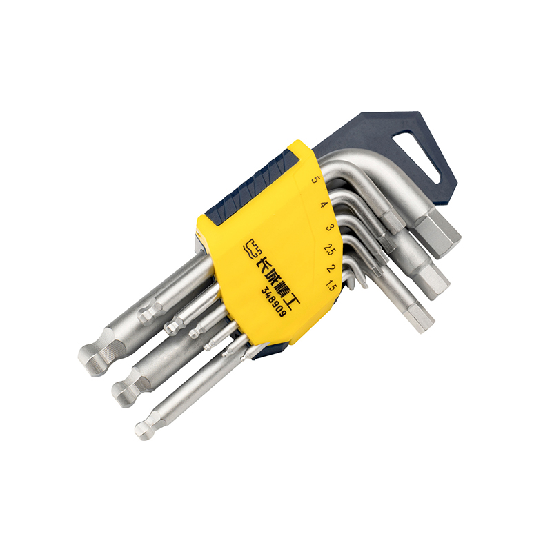 9pcs S2 圓柄球頭標(biāo)準(zhǔn)內(nèi)六角扳手組套