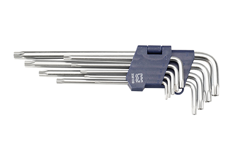 9pcs 亞光花型特長內(nèi)六角扳手組套