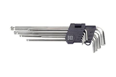 9pcs 英制球頭特長內(nèi)六角扳手組套