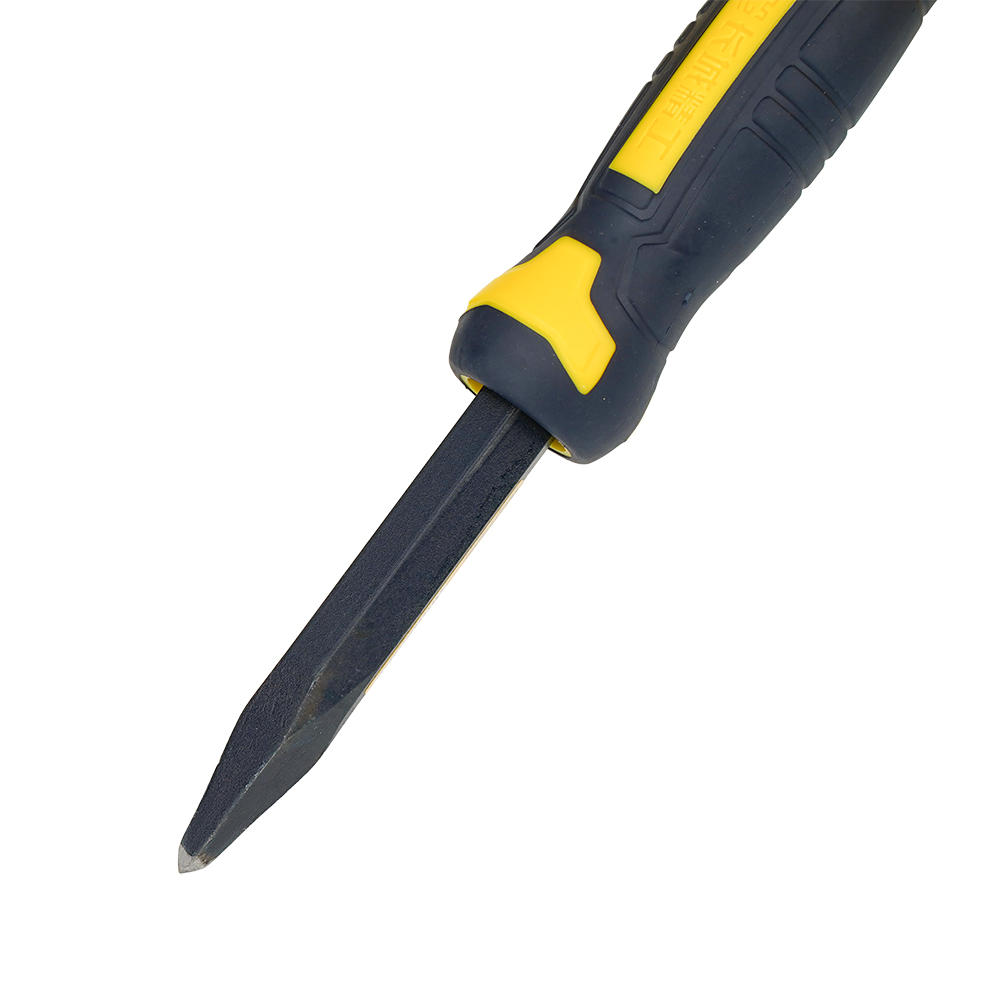 雙色膠套柄尖鑿