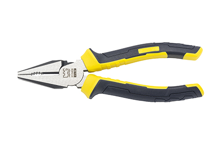 Great Wall Industrial-Grade German-Style Bi-Color Handle Combination Pliers，Labor-Saving